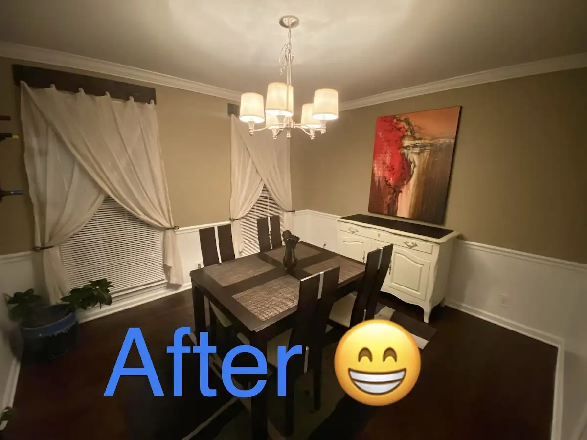 Professional dining room restoration after water damage in West Lealman